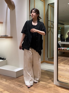 「THE PAUSE（ザ ポーズ）のアイテム」を使った、RIRI_WHIMさん（レディース・158cm）の春コーディネート