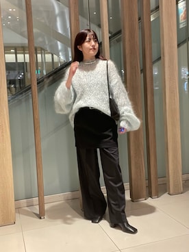 「アイテム（チョーカー）」を使った、RIRI_WHIMさん（レディース・158cm）の秋コーディネート