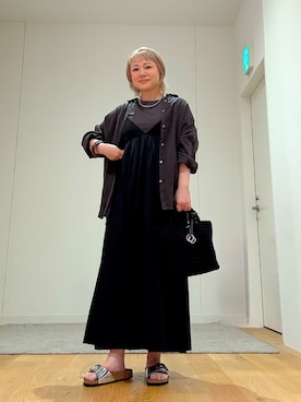 「KBF（ケイビーエフ）のアイテム（アクセサリー）」を使った、あおばさん（レディース・152cm）の夏コーディネート