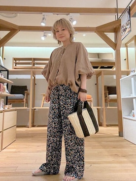 「SMELLY（スメリー）のステンレスシンプルチェーンマンテルブレスレット（ブレスレット）」を使った、aobam0006さん（レディース・152cm）の夏コーディネート