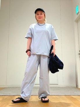 「KBF（ケイビーエフ）のアイテム（アクセサリー）」を使った、あおばさん（レディース・152cm）の夏コーディネート