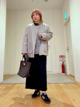 「SMELLY（スメリー）のアイテム（リング）」を使った、あおばさん（レディース・152cm）の秋コーディネート