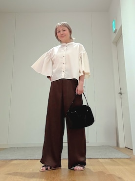 「KBF（ケイビーエフ）のアイテム（アクセサリー）」を使った、あおばさん（レディース・152cm）の夏コーディネート
