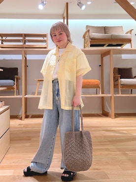 「アイテム（バッグ）」を使った、aobam0006さん（レディース・152cm）の夏コーディネート