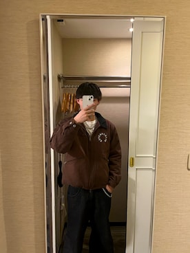 「アイテム（ブルゾン）」を使った、eito2009114さん（メンズ・168cm・10代）の秋コーディネート