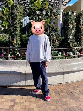 「アイテム（スウェット）」を使った、akiさん（メンズ・162cm・20代）の秋コーディネート