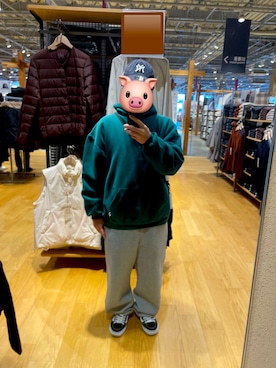 「アイテム（スウェットパンツ）」を使った、akiさん（メンズ・162cm・20代）の秋コーディネート