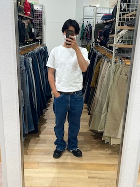「Levi's（リーバイス）のアイテム（パンツ）」を使った、akiさん（メンズ・162cm）の夏コーディネート