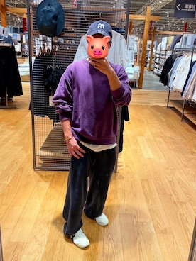 「アイテム（パンツ）」を使った、akiさん（メンズ・162cm）の秋コーディネート