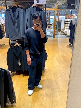 「ete（エテ）のアイテム」を使った、akiさん（メンズ・162cm）の秋コーディネート