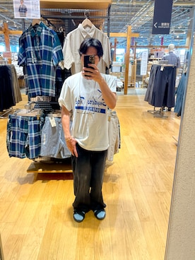 「ete（エテ）のアイテム」を使った、akiさん（メンズ・162cm）の夏コーディネート