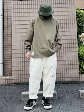 「northwave（ノースウェーブ）のアイテム」を使った、𝒑𝒋 𝒂𝒏𝒅 𝒆𝒄さん（メンズ・168cm）の春コーディネート