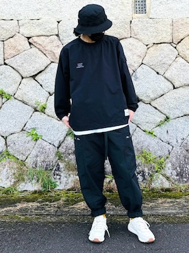 「Reebok(リーボック)のアイテム」を使った、𝒑𝒋 𝒂𝒏𝒅 𝒆𝒄さん(メンズ・168cm)の秋コーディネート