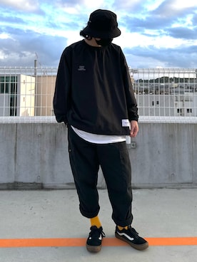 「WTAPS（ダブルタップス）のアイテム」を使った、𝒑𝒋 𝒂𝒏𝒅 𝒆𝒄さん（メンズ・168cm）の秋コーディネート