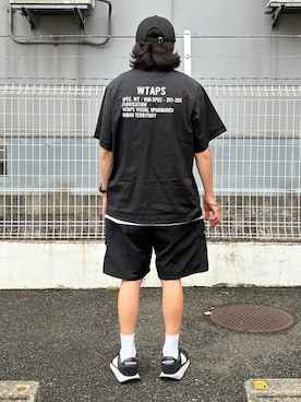 「WTAPS（ダブルタップス）のアイテム（トップス）」を使った、𝒑𝒋 𝒂𝒏𝒅 𝒆𝒄さん（メンズ・168cm）の夏コーディネート