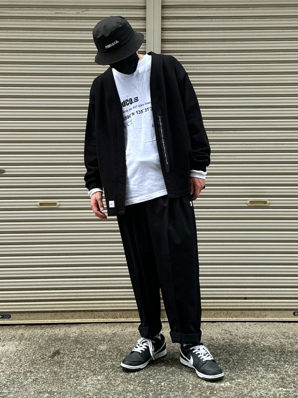 WTAPS カーディガン ブラック WT-0607 WTAPS カーディガン ブラック WT-0607 WTAPS カーディガン