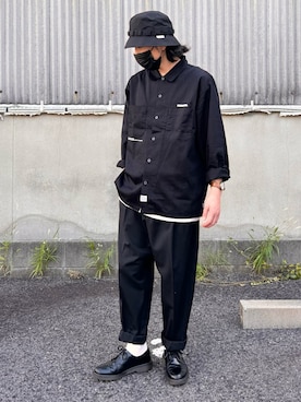 「WTAPS（ダブルタップス）のアイテム」を使った、𝒑𝒋 𝒂𝒏𝒅 𝒆𝒄さん（メンズ・168cm）の秋コーディネート