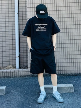 「WTAPS（ダブルタップス）のアイテム（パンツ）」を使った、𝒑𝒋 𝒂𝒏𝒅 𝒆𝒄さん（メンズ・168cm）の春コーディネート