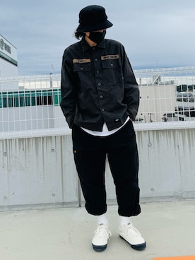 「WTAPS（ダブルタップス）のアイテム」を使った、𝒑𝒋 𝒂𝒏𝒅 𝒆𝒄さん（メンズ・168cm）の秋コーディネート