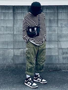 「WTAPS（ダブルタップス）のアイテム」を使った、𝒑𝒋 𝒂𝒏𝒅 𝒆𝒄さん（メンズ・168cm）の秋コーディネート