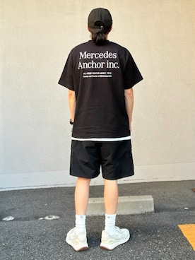 「WTAPS（ダブルタップス）のアイテム」を使った、𝐩𝐣 𝐚𝐧𝐝 𝐞𝐜さん（メンズ・168cm）の夏コーディネート