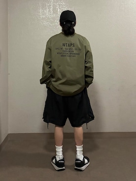 「WTAPS（ダブルタップス）のアイテム（トップス）」を使った、𝐩𝐣 𝐚𝐧𝐝 𝐞𝐜さん（メンズ・168cm）の秋コーディネート