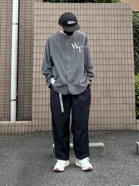 「WTAPS（ダブルタップス）のアイテム」を使った、𝐩𝐣 𝐚𝐧𝐝 𝐞𝐜さん（メンズ・168cm）の秋コーディネート