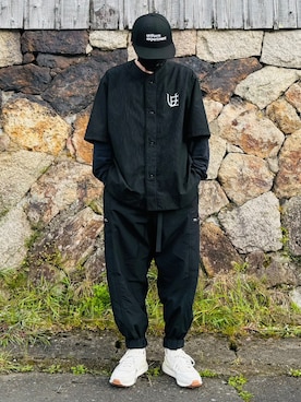 「WTAPS（ダブルタップス）のアイテム」を使った、𝒑𝒋 𝒂𝒏𝒅 𝒆𝒄さん（メンズ・168cm）の春コーディネート
