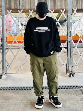 「northwave（ノースウェーブ）のアイテム」を使った、𝒑𝒋 𝒂𝒏𝒅 𝒆𝒄さん（メンズ・168cm）の冬コーディネート