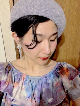 「ammy.（エイミードット）のアイテム（アクセサリー）」を使った、yuccaさん（レディース・154cm）の夏コーディネート