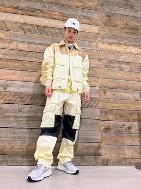 「DIESEL（ディーゼル）のアイテム（ブルゾン）」を使った、KAKERUさん（メンズ・175cm）の冬コーディネート