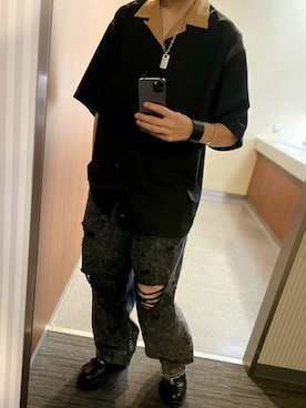 「ADRER」｜ふみさん（メンズ・175cm）の夏コーディネート