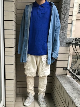 「LRG（エルアールジー）のアイテム」を使った、Ivano Shiehさん（メンズ・178cm）の夏コーディネート