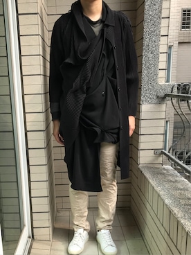 「SPORT B.のアイテム」を使った、Ivano Shiehさん（メンズ・178cm）の秋コーディネート