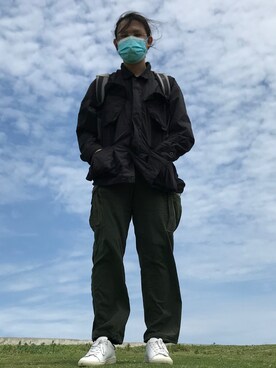 「SPORT B.のアイテム」を使った、Ivano Shiehさん（メンズ・178cm）の夏コーディネート