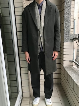 「SPORT B.のアイテム」を使った、Ivano Shiehさん（メンズ・178cm）の春コーディネート