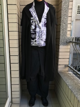 「SPORT B.のアイテム」を使った、Ivano Shiehさん（メンズ・178cm）の夏コーディネート