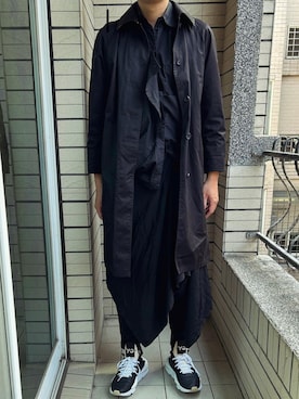 「MM6 Maison Margiela（ｴﾑｴﾑｼｯｸｽ ﾒｿﾞﾝ ﾏﾙｼﾞｪﾗ）のアイテム（トップス）」を使った、Ivano Shiehさん（メンズ・178cm）の秋コーディネート
