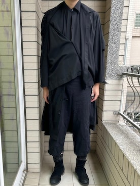 「Wizzard（ウィザード）のアイテム」を使った、Ivano Shiehさん（メンズ・178cm）の冬コーディネート