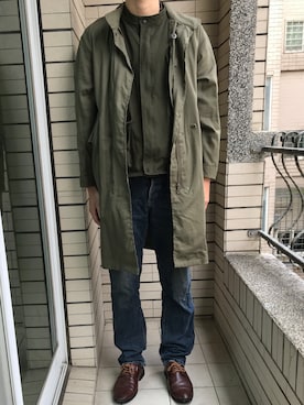 「SPORT B.のアイテム」を使った、Ivano Shiehさん（メンズ・178cm）の春コーディネート