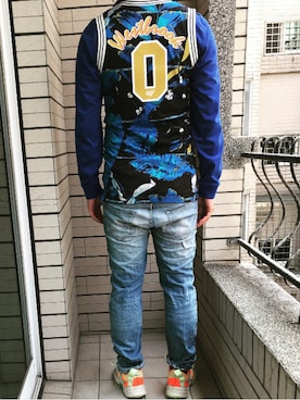 「SPORT B.のアイテム」を使った、Ivano Shiehさん（メンズ・178cm）の春コーディネート