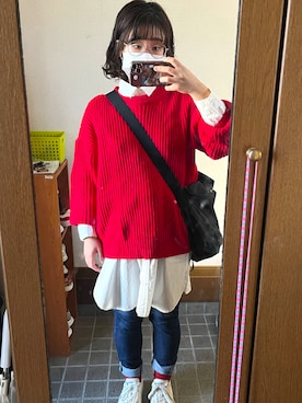 「スキニージーンズ」｜kimidoriさん（レディース・148cm）の秋コーディネート