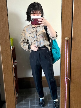 「GUパンツ」｜kimidoriさん（レディース・148cm）の秋コーディネート