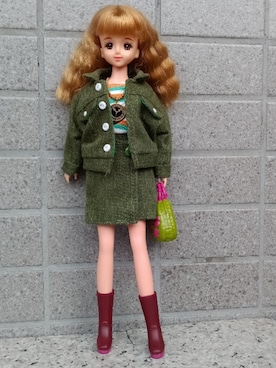 「アイテム（ブーツ）」を使った、やんちゃっちゃんさん（レディース・165cm・10代）の冬コーディネート