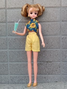 「アイテム（サンダル）」を使った、やんちゃっちゃんさん（レディース・165cm・10代）の夏コーディネート