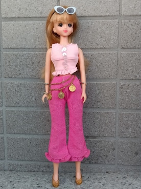 「アイテム（サングラス）」を使った、やんちゃっちゃんさん（レディース・165cm・10代）の夏コーディネート