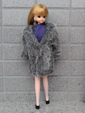 「アイテム（ピアス（両耳用））」を使った、やんちゃっちゃんさん（レディース・165cm・10代）の冬コーディネート