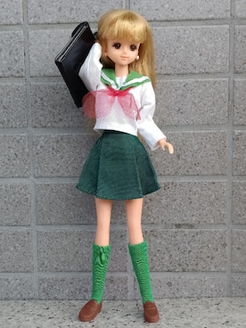 「アイテム（セットアップ）」を使った、やんちゃっちゃんさん（レディース・165cm・10代）の秋コーディネート