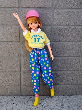 「原宿」｜「アイテム（帽子）」を使った、やんちゃっちゃんさん（レディース・165cm）の秋コーディネート