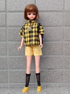 「アイテム（ソックス/靴下）」を使った、やんちゃっちゃんさん（レディース・165cm・10代）の夏コーディネート